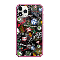 Чехол iPhone 11 Pro матовый Volkswagen Group AUDI VW SEAT PORSCHE SKODA