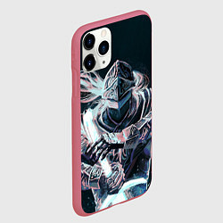 Чехол iPhone 11 Pro матовый Бродяга с мечом, цвет: 3D-малиновый — фото 2