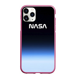 Чехол iPhone 11 Pro матовый NASA с МКС