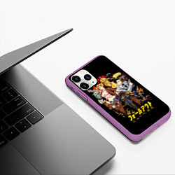 Чехол iPhone 11 Pro матовый Fallout - poster, цвет: 3D-фиолетовый — фото 2