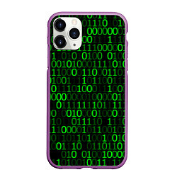 Чехол iPhone 11 Pro матовый Бинарный Код Binary Code