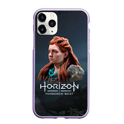 Чехол iPhone 11 Pro матовый Элой Aloy Horizon Forbidden West, цвет: 3D-светло-сиреневый