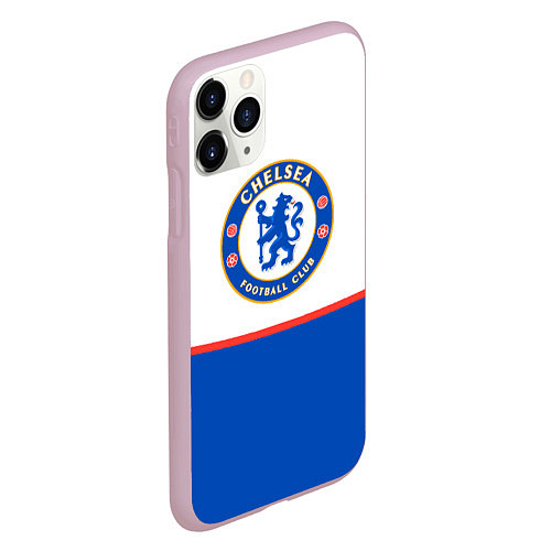 Чехол iPhone 11 Pro матовый Chelsea челси / 3D-Розовый – фото 2