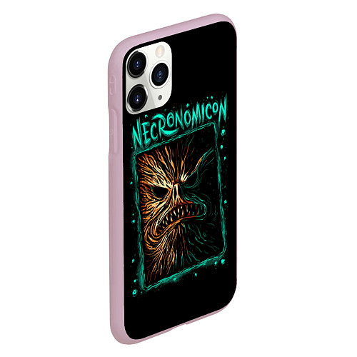 Чехол iPhone 11 Pro матовый Necronomicon / 3D-Розовый – фото 2