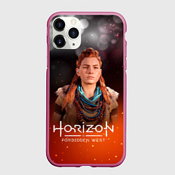 Чехол iPhone 11 Pro матовый Horizon Fire Aloy, цвет: 3D-малиновый