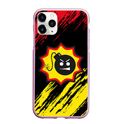 Чехол iPhone 11 Pro матовый Serious Sam Big Logo, цвет: 3D-розовый