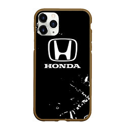 Чехол iPhone 11 Pro матовый Honda CR-Z, цвет: 3D-коричневый