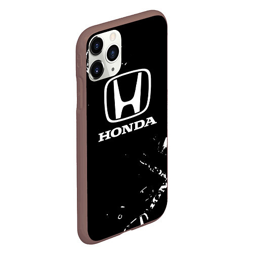 Чехол iPhone 11 Pro матовый Honda CR-Z / 3D-Коричневый – фото 2