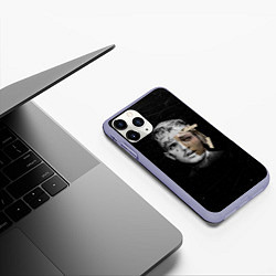 Чехол iPhone 11 Pro матовый Lil Peep Esthetic CRYBABY Лил Пип, цвет: 3D-светло-сиреневый — фото 2