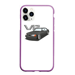 Чехол iPhone 11 Pro матовый Daimler 140, цвет: 3D-фиолетовый