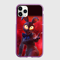 Чехол iPhone 11 Pro матовый Five Nights at Freddys Ванесса, цвет: 3D-фиолетовый