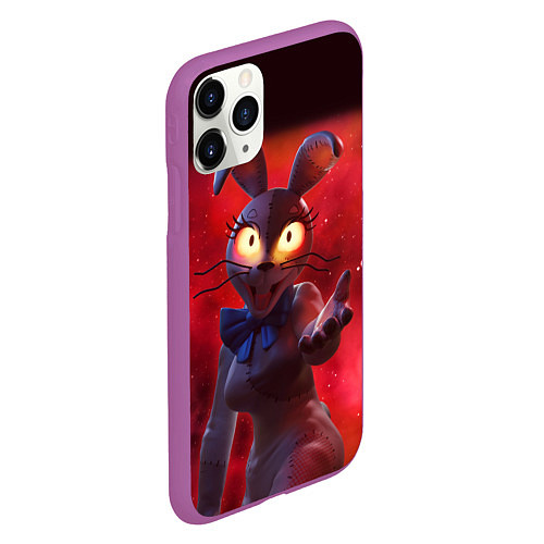 Чехол iPhone 11 Pro матовый Five Nights at Freddys Ванесса / 3D-Фиолетовый – фото 2