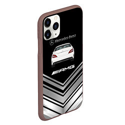 Чехол iPhone 11 Pro матовый MercedesAMG gt, цвет: 3D-коричневый — фото 2