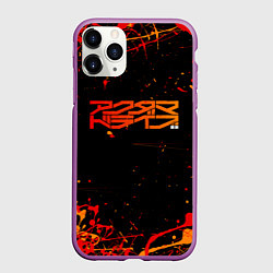 Чехол iPhone 11 Pro матовый Akudama drive арт, цвет: 3D-фиолетовый