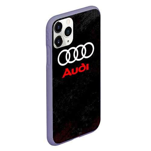 Чехол iPhone 11 Pro матовый Audi спорт / 3D-Серый – фото 2