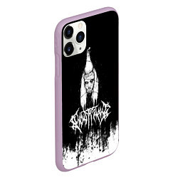 Чехол iPhone 11 Pro матовый GHOSTEMANE Hip-Hop Grunge Гостмейн Лого, цвет: 3D-сиреневый — фото 2