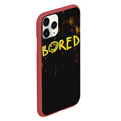 Чехол iPhone 11 Pro матовый Bored Glitch Sherlock, цвет: 3D-красный — фото 2