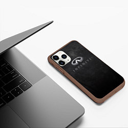 Чехол iPhone 11 Pro матовый Infinity 2020, цвет: 3D-коричневый — фото 2