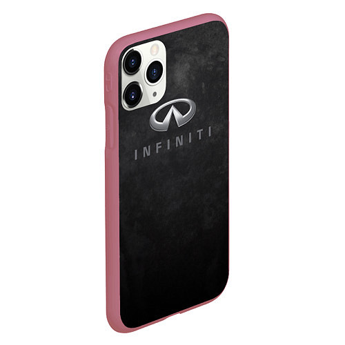Чехол iPhone 11 Pro матовый Infinity 2020 / 3D-Малиновый – фото 2