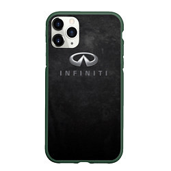Чехол iPhone 11 Pro матовый Infinity 2020, цвет: 3D-темно-зеленый