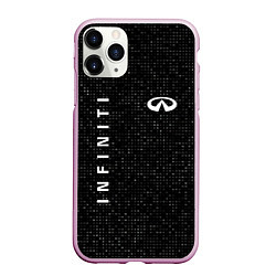 Чехол iPhone 11 Pro матовый Инфинити infinity sport, цвет: 3D-розовый