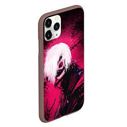 Чехол iPhone 11 Pro матовый КАНЕКИ КЕН КАГУНЕ, цвет: 3D-коричневый — фото 2
