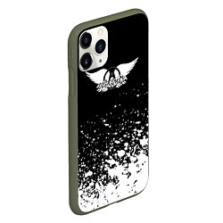 Чехол iPhone 11 Pro матовый Aerosmith, цвет: 3D-темно-зеленый — фото 2