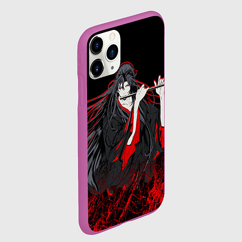 Чехол iPhone 11 Pro матовый Старейшина Илина / 3D-Фиолетовый – фото 2