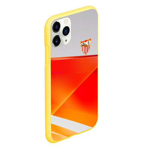 Чехол iPhone 11 Pro матовый Sevilla спорт / 3D-Желтый – фото 2