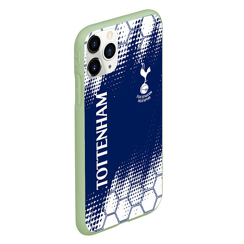 Чехол iPhone 11 Pro матовый TOTTENHAM HOTSPUR Тоттенхэм / 3D-Салатовый – фото 2