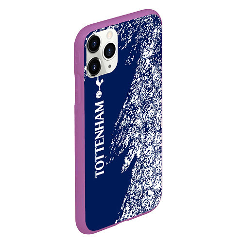 Чехол iPhone 11 Pro матовый TOTTENHAM HOTSPUR Тоттенхэм / 3D-Фиолетовый – фото 2
