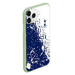Чехол iPhone 11 Pro матовый Тоттенхэм Хотспур брызги, цвет: 3D-салатовый — фото 2