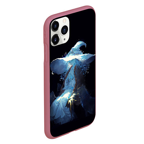 Чехол iPhone 11 Pro матовый Ранна с волками Elden Ring / 3D-Малиновый – фото 2