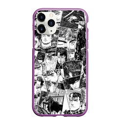Чехол iPhone 11 Pro матовый Berserk pattern, цвет: 3D-фиолетовый