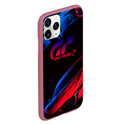 Чехол iPhone 11 Pro матовый Gran Turismo 7, цвет: 3D-малиновый — фото 2