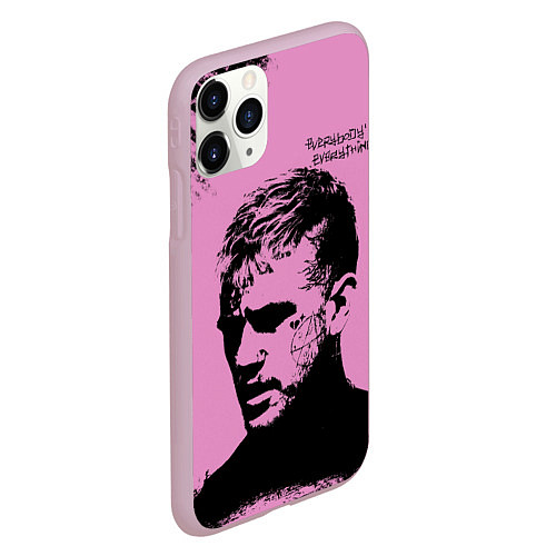 Чехол iPhone 11 Pro матовый Лил Пип Всё Для Всех Lil Peep / 3D-Розовый – фото 2