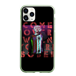 Чехол iPhone 11 Pro матовый Лил Пип Альбом Come Over Lil Peep, цвет: 3D-салатовый