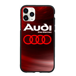 Чехол iPhone 11 Pro матовый AUDI Pro Racing Звезды, цвет: 3D-черный