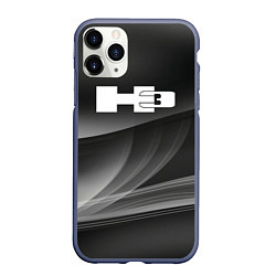 Чехол iPhone 11 Pro матовый Хаммер abstraction, цвет: 3D-серый