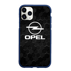 Чехол iPhone 11 Pro матовый OPEL 3D, цвет: 3D-тёмно-синий