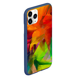 Чехол iPhone 11 Pro матовый Color pattern Fashion 2024, цвет: 3D-тёмно-синий — фото 2