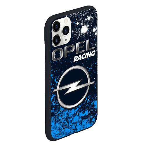 Чехол iPhone 11 Pro матовый OPEL Racing Краска / 3D-Черный – фото 2