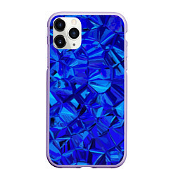 Чехол iPhone 11 Pro матовый Fashion pattern, цвет: 3D-светло-сиреневый