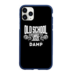 Чехол iPhone 11 Pro матовый HIP HOP Старая школа, цвет: 3D-тёмно-синий