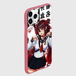 Чехол iPhone 11 Pro матовый Ху Тао модная Genshin Impact Геншин, цвет: 3D-малиновый — фото 2