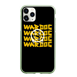 Чехол iPhone 11 Pro матовый ZillaKami x SosMula City Morgue Пёс Войны, цвет: 3D-салатовый