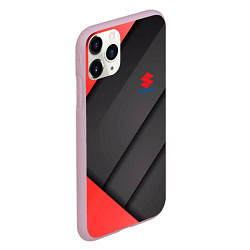 Чехол iPhone 11 Pro матовый SUZUKI abstraction, цвет: 3D-розовый — фото 2