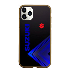 Чехол iPhone 11 Pro матовый SUZUKI СУЗУКИ, цвет: 3D-коричневый