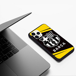 Чехол iPhone 11 Pro матовый БАРСА Графика, цвет: 3D-черный — фото 2