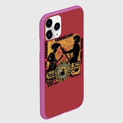 Чехол iPhone 11 Pro матовый Punk Rock Панки Живы, цвет: 3D-фиолетовый — фото 2